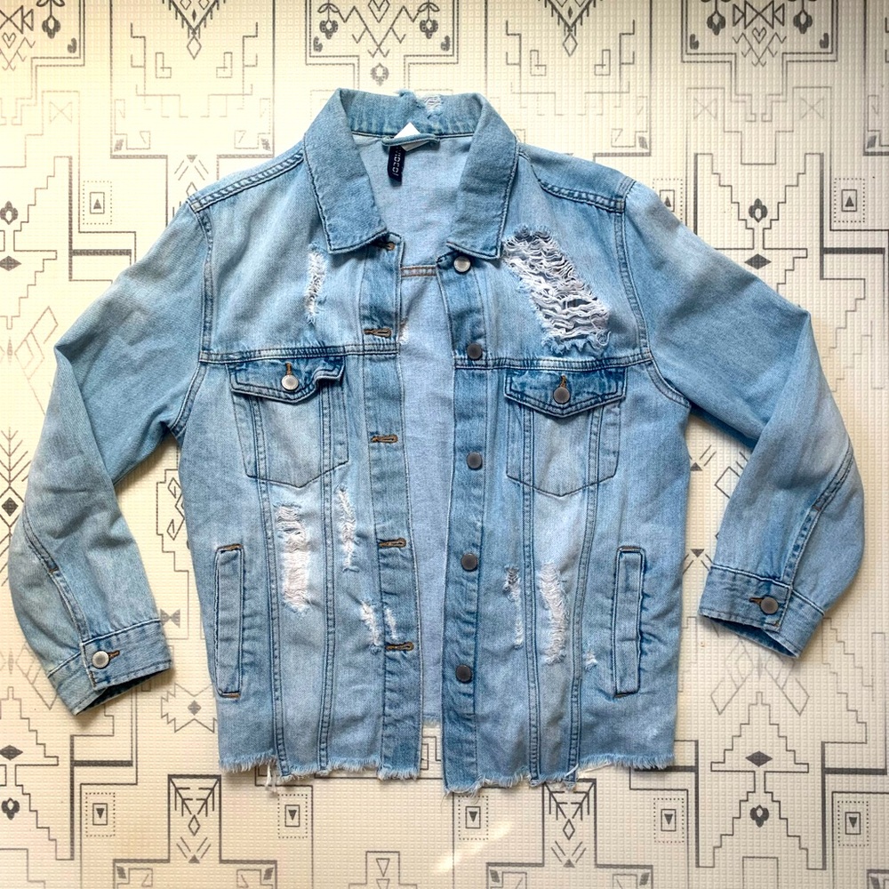 H&M jean jacket-size 6